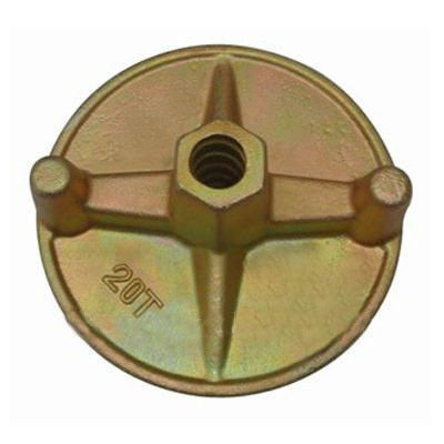 Porcellana Gli accessori dell'armatura del CE, cassaforma hanno forgiato il dado a alette φ17/160kn per il tirante fornitore
