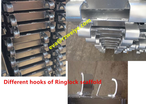 Porcellana Il sistema dell'armatura di Ringlock, forgiato/ha premuto i bordi d'acciaio dell'armatura del gancio fornitore